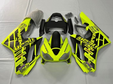 Gelb Matt Schwarz 2006-2008 Triumph Daytona 675 Triple Motorrad Verkleidung