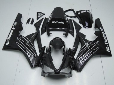 Glänzendes Schwarz 2006-2008 Triumph Daytona 675 Triple Motorrad Verkleidung Kit