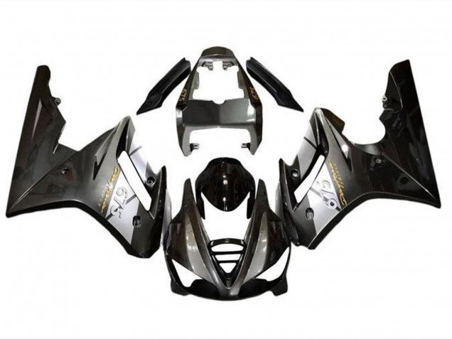 Silber Glänzendes Schwarz 2009-2012 Triumph Daytona 675 Triple Motorrad Verkleidung