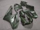 Matt Grün Weiß 2009-2012 Triumph Daytona 675 Triple Motorrad Verkleidung