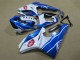 Weiß Blau Hpi 2009-2012 Triumph Daytona 675 Triple Motorrad Verkleidung