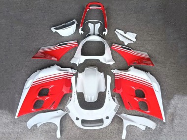 Weiß Rot 1987-1988 Honda CBR1000F Hurricane Motorrad Verkleidung