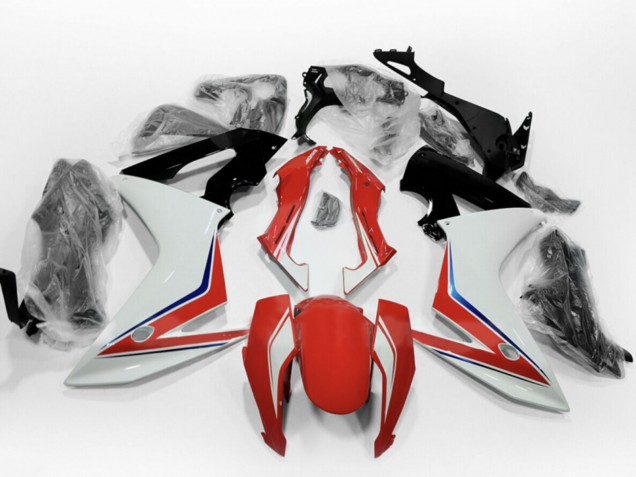Weiß Blau Rot 2014-2016 Honda CBR650F Motorrad Verkleidung