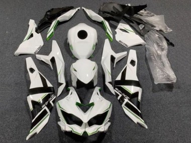 Weiß Schwarz Grün 2019-2025 Kawasaki ZX4R ZX-4RR Motorrad Verkleidung