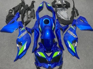 Blau Grün Ecstar 2019-2025 Kawasaki ZX4R ZX-4RR Motorrad Verkleidung