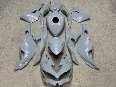 Glänzendes Nardo Grau 2019-2025 Kawasaki ZX4R ZX-4RR Motorrad Verkleidung