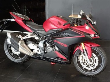 Rot Matt Schwarz 2017-2022 Honda CBR250RR Motorrad Verkleidung Kit