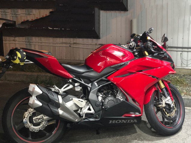 Rot Matt Schwarz 2017-2022 Honda CBR250RR Motorrad Verkleidung