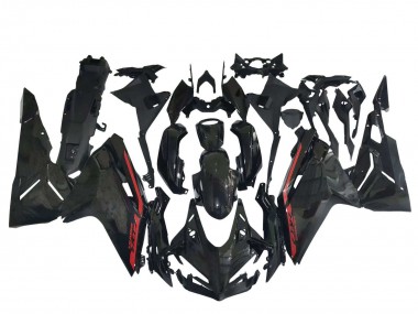 Glänzendes Schwarz Rot 2023-2024 Honda CBR250RR Motorrad Verkleidung