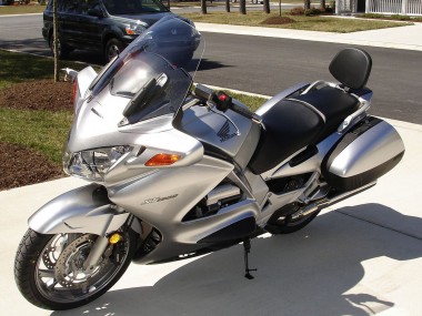 Silber Matt Schwarz 2002-2016 Honda ST1300 Motorrad Verkleidung