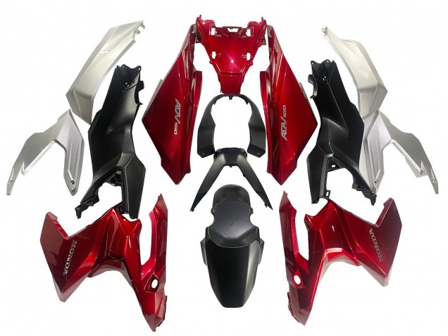 Silber Rot Matt Schwarz 2022-2024 Honda ADV160 Motorrad Verkleidung