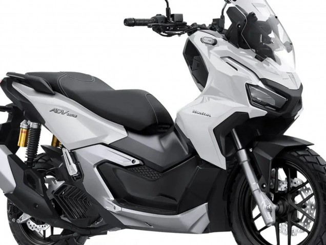 Weiß Schwarz 2022-2024 Honda ADV160 Motorrad Verkleidung