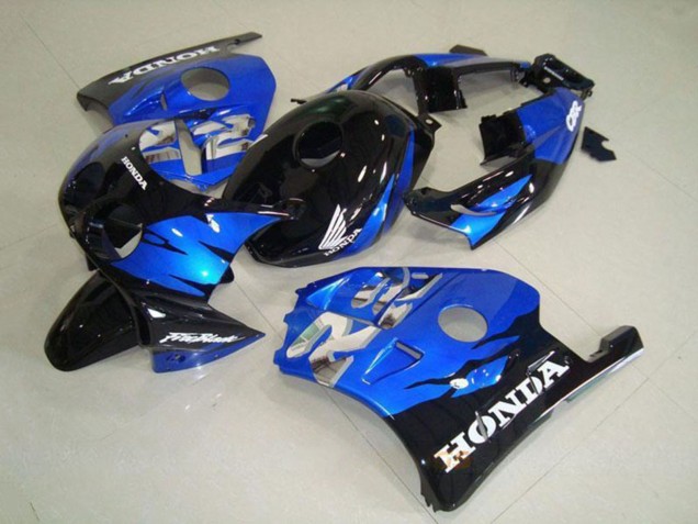 Blau Glänzendes Schwarz 1990-1998 Honda CBR250RR MC22 Motorrad Verkleidung