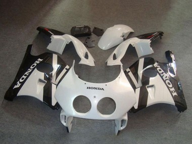 Weiß Glänzendes Schwarz 1990-1998 Honda CBR250RR MC22 Motorrad Verkleidung Kit