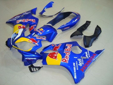 Blau Gelb Red Bull 2004-2007 Honda CBR600 F4i Motorrad Verkleidung