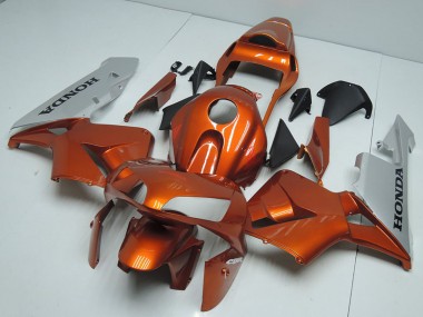 Silber Orange 2003-2004 Honda CBR600RR Motorrad Verkleidung
