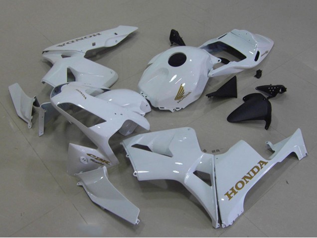 Weiß Gold Aufkleber 2003-2004 Honda CBR600RR Motorrad Verkleidung