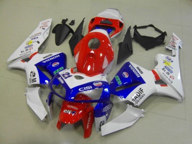 Weiß Rot Blau Madif 2005-2006 Honda CBR600RR Motorrad Verkleidung