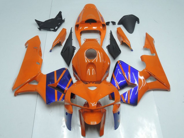 Orange Blau 2005-2006 Honda CBR600RR Motorrad Verkleidung