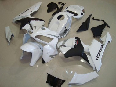 Perl Weiß Matt Schwarz 2005-2006 Honda CBR600RR Motorrad Verkleidung