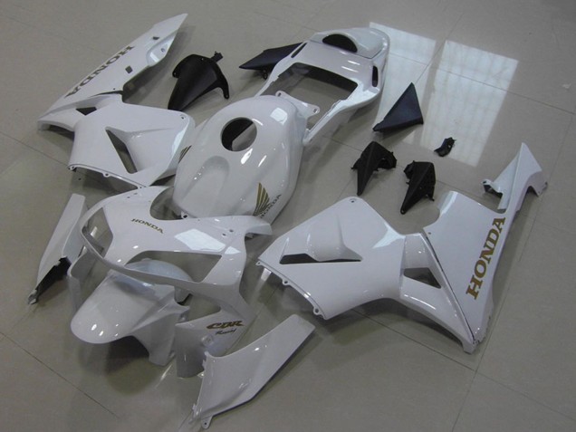 Weiß 2005-2006 Honda CBR600RR Motorrad Verkleidung