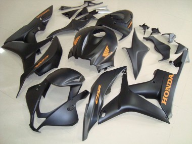 Matt Schwarz Gold Aufkleber 2007-2008 Honda CBR600RR Motorrad Verkleidung
