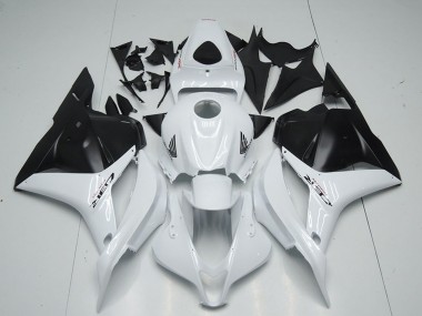 Weiß Matt Schwarz 2009-2012 Honda CBR600RR Motorrad Verkleidung
