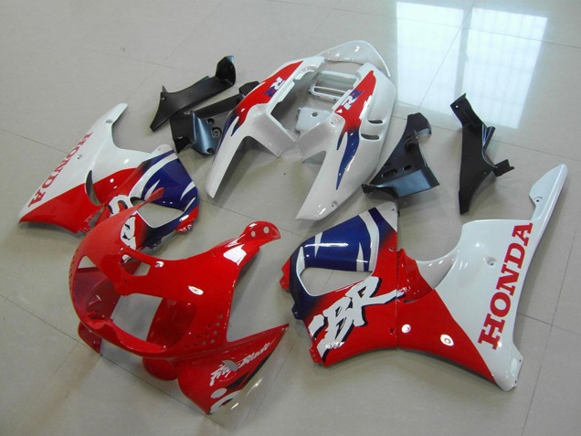 Weiß Rot Blau 1996-1997 Honda CBR900RR 893 Motorrad Verkleidung
