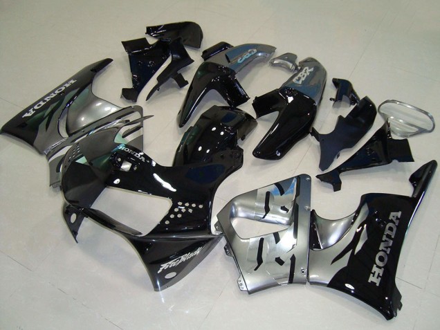 Silber Glänzendes Schwarz 1998-1999 Honda CBR900RR 919 Motorrad Verkleidung