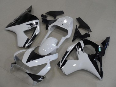 Weiß Glänzendes Schwarz 2002-2003 Honda CBR900RR 954 Motorrad Verkleidung