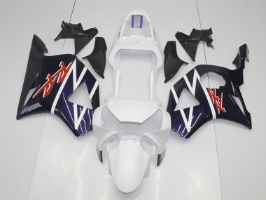 Dunkel Blau Weiß 2002-2003 Honda CBR900RR 954 Motorrad Verkleidung