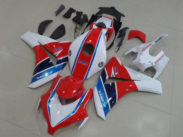 Weiß Rot Blau HRC 2008-2011 Honda CBR1000RR Motorrad Verkleidung Kit
