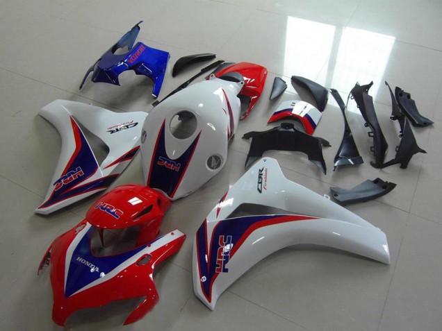 Weiß Rot Blau HRC 2008-2011 Honda CBR1000RR Motorrad Verkleidung