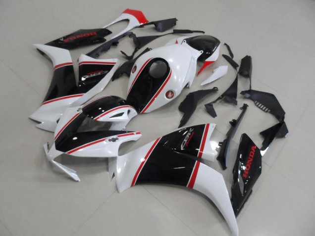 Weiß Rot Glänzendes Schwarz Streifen 2012-2016 Honda CBR1000RR Motorrad Verkleidung
