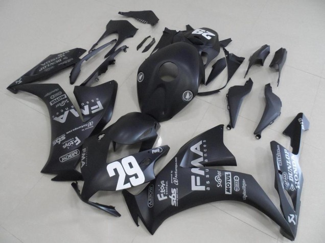 Matt Schwarz Fiaa 29 2012-2016 Honda CBR1000RR Motorrad Verkleidung