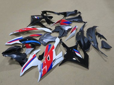 Schwarz Weiß Rot Blau 2019-2022 BMW S1000RR Motorrad Verkleidung