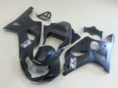 Matt Schwarz Silber Aufkleber 2000-2002 Suzuki GSXR 1000 Motorrad Verkleidung