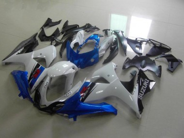 Weiß Blau Schwarz OEM Stil 2009-2016 Suzuki GSXR 1000 Motorrad Verkleidung