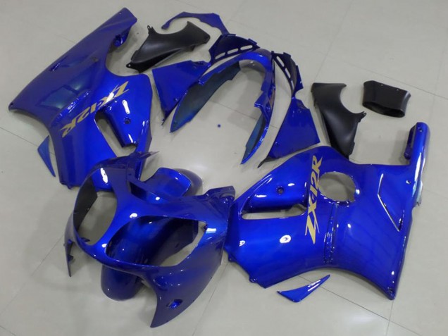 Blau Gold Aufkleber 2000-2001 Kawasaki ZX12R Motorrad Verkleidung