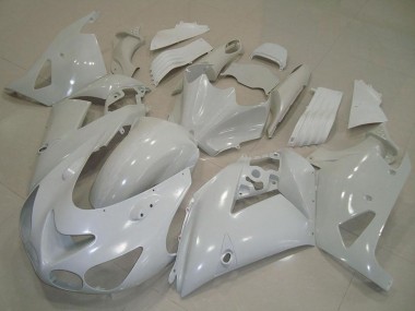 Weiß 2006-2011 Kawasaki ZX14R ZZR1400 Motorrad Verkleidung