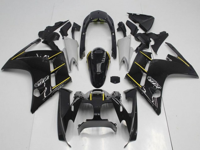 Glänzendes Schwarz Gelb 2001-2006 Yamaha FJR1300 Motorrad Verkleidung