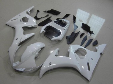 Glänzendes Weiß 2003-2004 Yamaha YZF R6 Motorrad Verkleidung