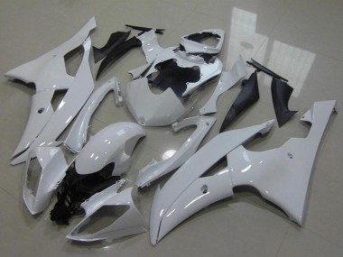 Glänzendes Weiß 2008-2016 Yamaha YZF R6 Motorrad Verkleidung