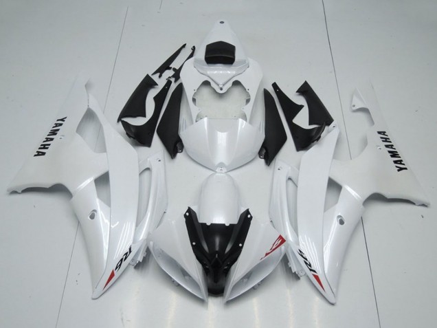 Glänzendes Weiß 2008-2016 Yamaha YZF R6 Motorrad Verkleidung