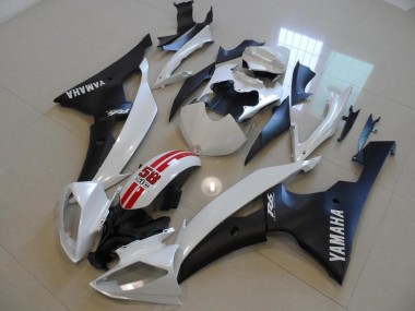 Weiß Rot Matt Schwarz 2008-2016 Yamaha YZF R6 Motorrad Verkleidung