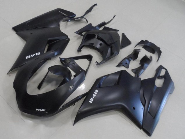 Matt Schwarz 2007-2014 Ducati 848 Motorrad Verkleidung Kit
