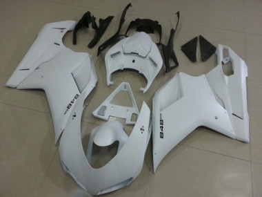 Weiß 2007-2014 Ducati 848 Motorrad Verkleidung