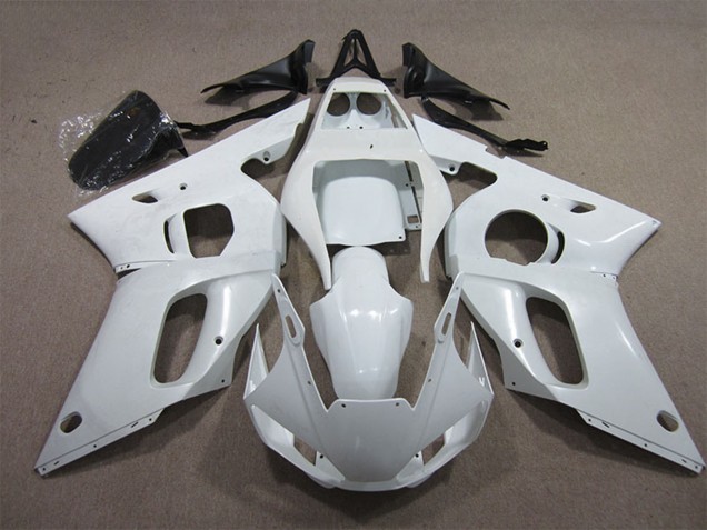 Weiß 1998-2002 Yamaha YZF R6 Motorrad Verkleidung