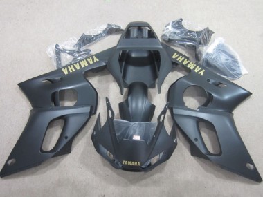 Matt Schwarz Gelb Aufkleber 1998-2002 Yamaha YZF R6 Motorrad Verkleidung