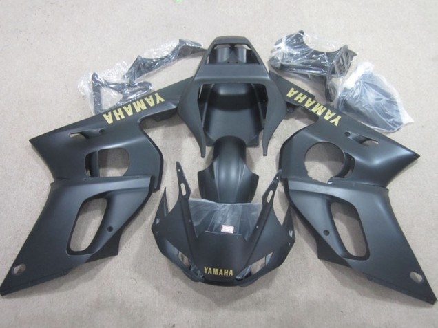 Matt Schwarz Gelb Aufkleber 1998-2002 Yamaha YZF R6 Motorrad Verkleidung